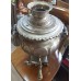 PİRİNÇ RUS SEMAVER. ÇİFT TUTAMAKLI. DAMGALI. SMV-39